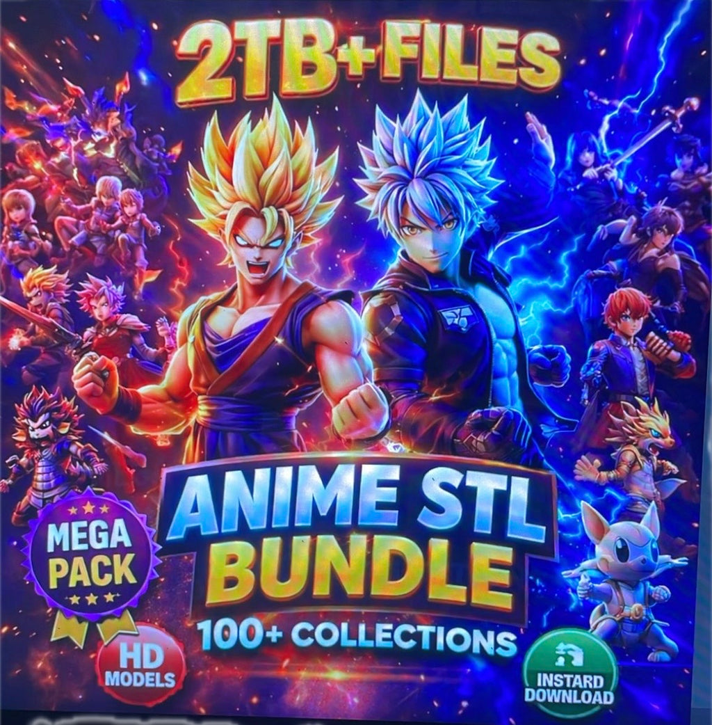 Anime pack stl.2TB file