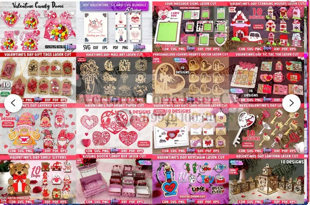 MEGA PACK SAN VALENTINO