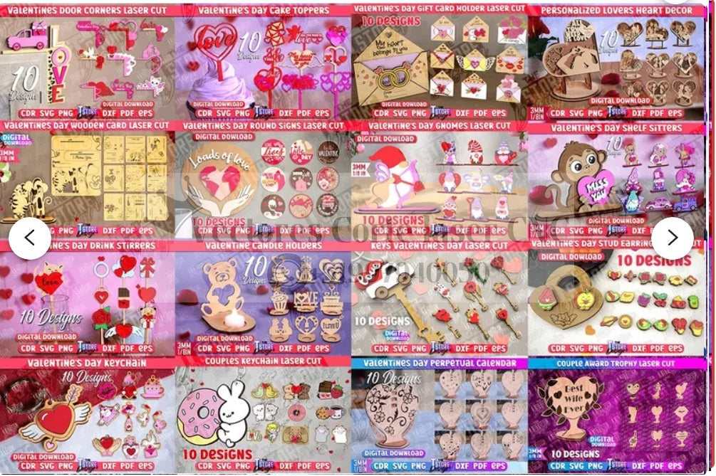 MEGA PACK SAN VALENTINO