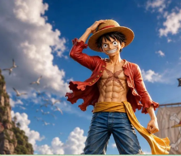 LUFFY ONE PIECE (CAPPELLO DI PAGLIA)